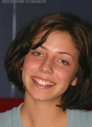 Busty brunette solo girl Jo Jo Kiss toying and masturbating bald cunt